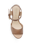 ZAPATILLA ORO ROSA DAMA PLATAFORMA MODA TACÓN CASUAL 3660278