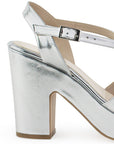 Zapatilla Plata Dama Punta Abierta Casual Tiras Cruzadas Moda 3660289