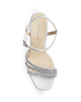 Zapatilla Blanco de Fiesta Tacón Alto Diseño Sofisticado Mujer 3660445