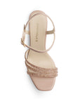 Zapatilla Maquillaje de Fiesta Tacón Alto Diseño Sofisticado Mujer 3660446