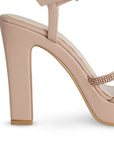Zapatilla Maquillaje de Fiesta Tacón Alto Diseño Sofisticado Mujer 3660446