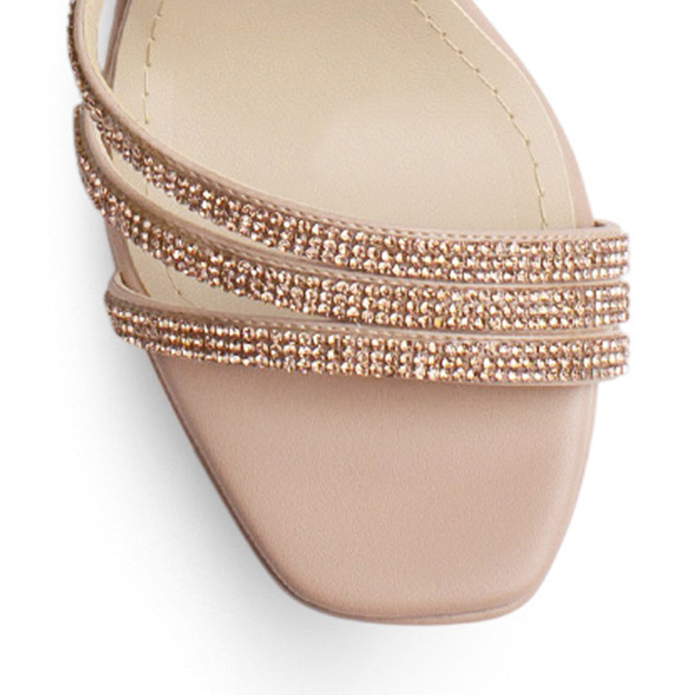 Zapatilla Maquillaje de Fiesta Tacón Alto Diseño Sofisticado Mujer 3660446