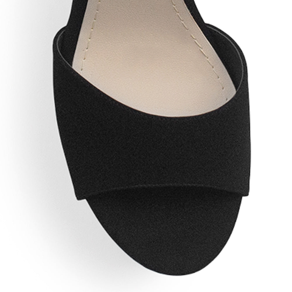 ZAPATILLA NEGRO DAMA PLATAFORMA MODA TACÓN CASUAL 3660071