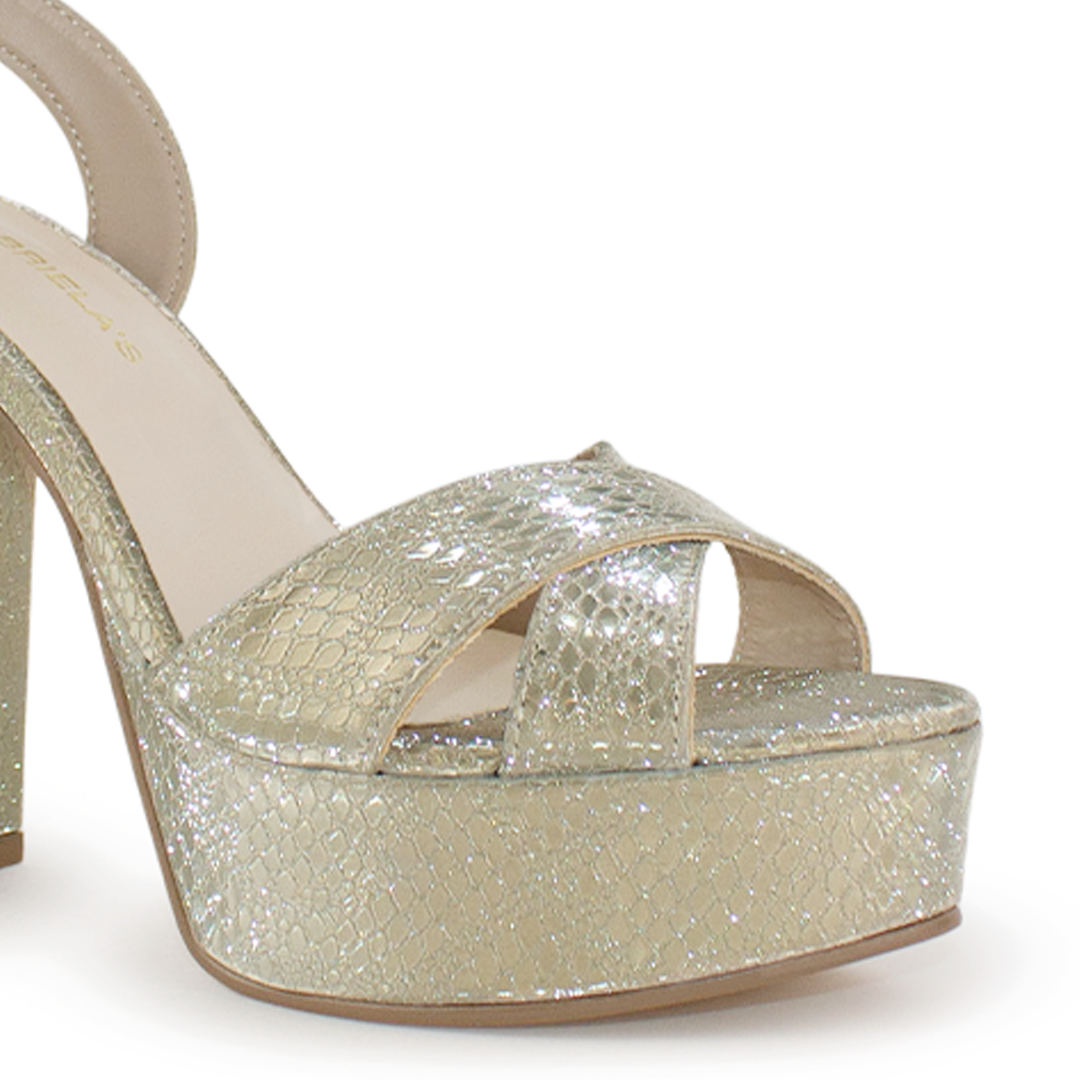 Zapatilla Oro Mujer Pulsera Al Tobillo Ajustable Tiras Cruzadas Elegante 3201416