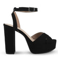 Zapatilla Negro Mujer Pulsera Al Tobillo Ajustable Tiras Cruzadas Elegante 3201417