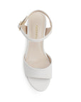 Zapatilla Beige Mujer Tacon Alto Moda Pulsera Elegante Fiesta Moda 3201418