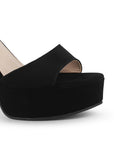 Zapatilla Negro Mujer Tacon Alto Moda Pulsera Elegante Fiesta Moda 3201420