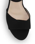 Zapatilla Negro Mujer Tacon Alto Moda Pulsera Elegante Fiesta Moda 3201420