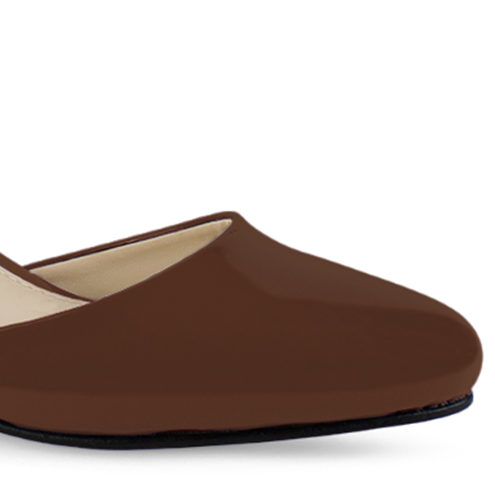 Zapatilla Cafe Stiletto Tacon Bajo Puntal Pulseras Cruzadas Moda 2640111