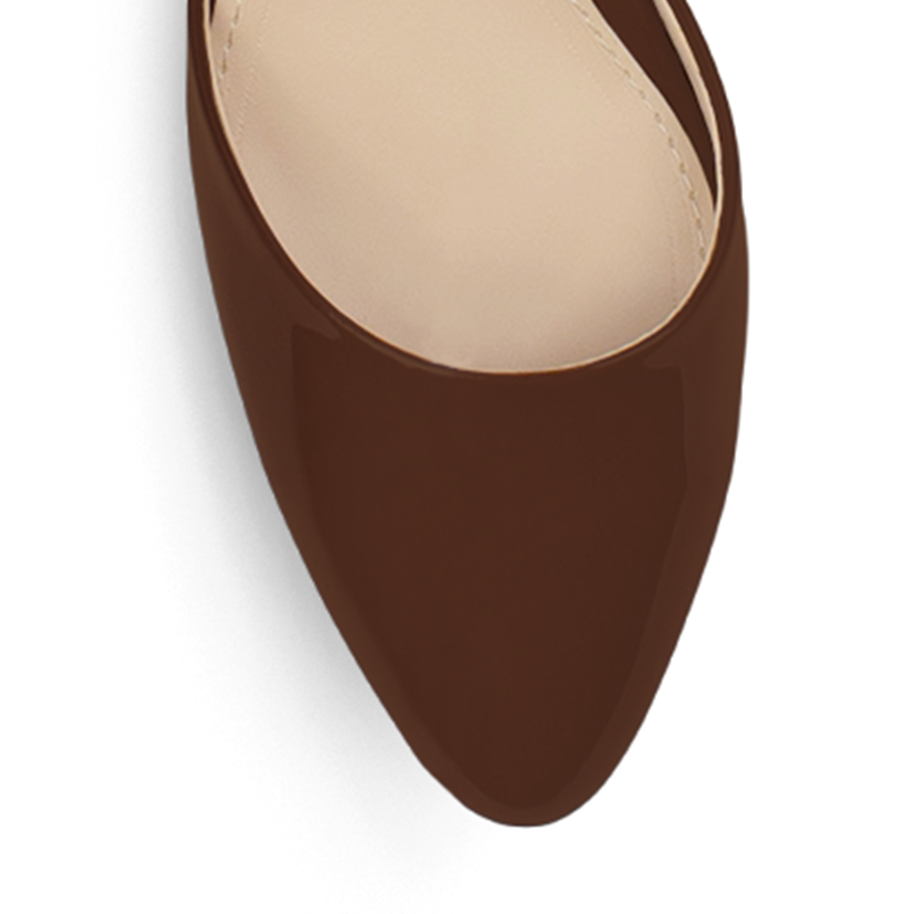 Zapatilla Cafe Stiletto Tacon Bajo Puntal Pulseras Cruzadas Moda 2640111