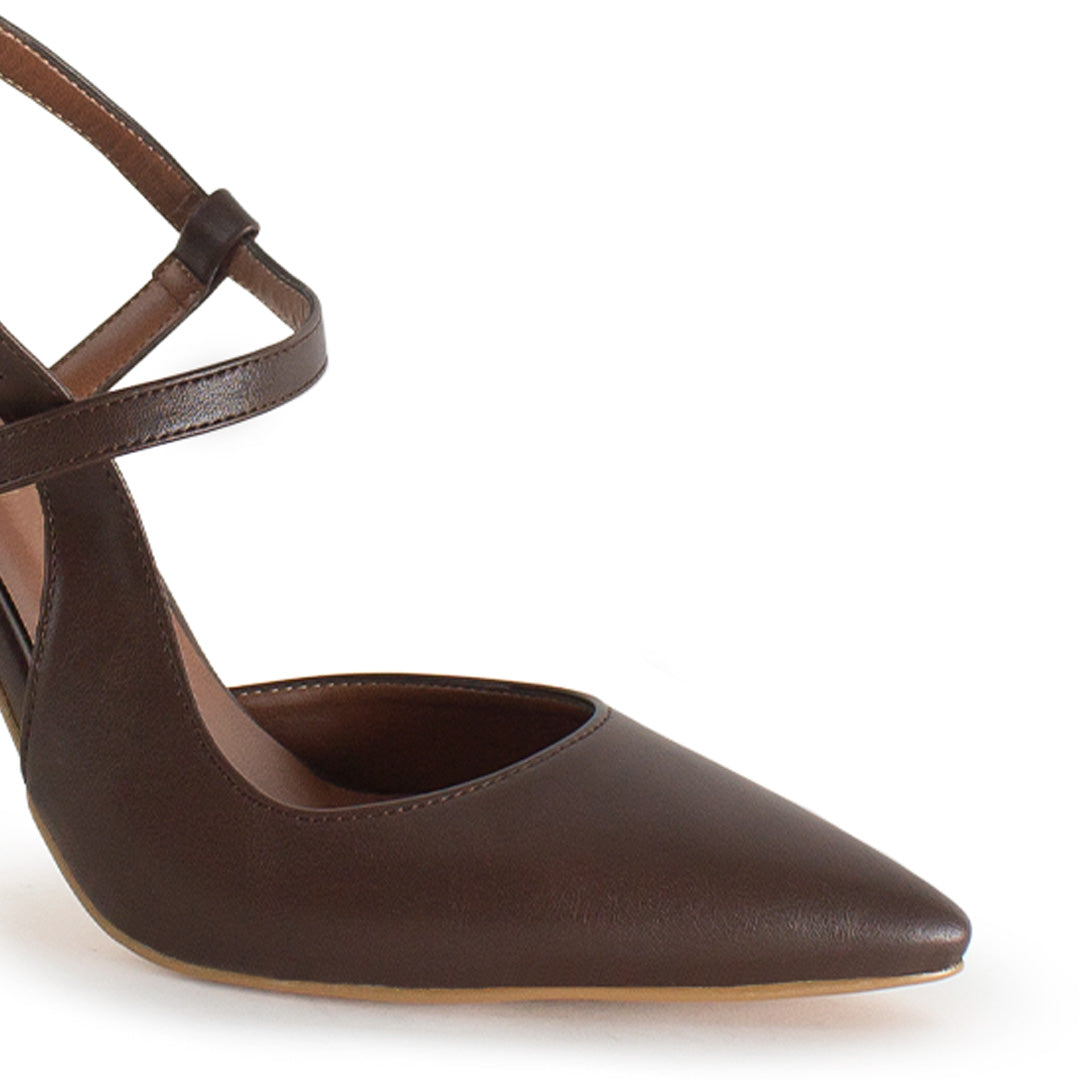 Zapatilla Cafe Dama Tacon Delgado Stiletto Para Mujer Casual Moda 2000118