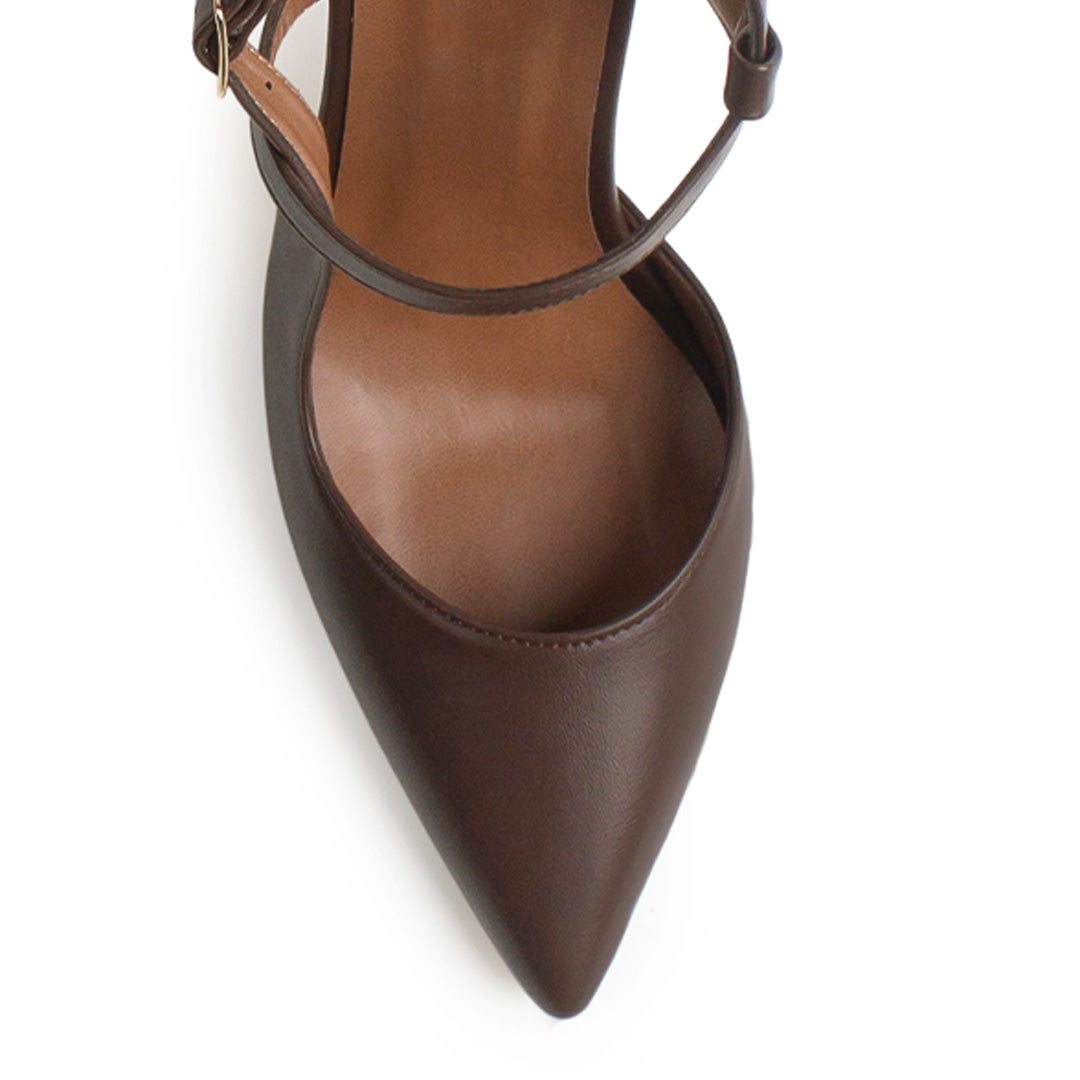 Zapatilla Cafe Dama Tacon Delgado Stiletto Para Mujer Casual Moda 2000118