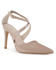 Zapatilla Maquillaje Dama Tacon Delgado Puntal Elegante Moda Mujer 2000135