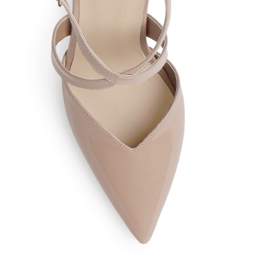 Zapatilla Maquillaje Dama Tacon Delgado Puntal Elegante Moda Mujer 2000135