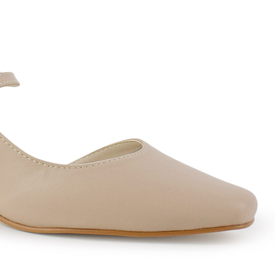 Zapatilla Maquillaje Mujer Tacon Bajo Ancho Ajuste Hebilla Elegante 2000142