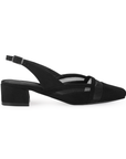 Zapatilla Negro Tacon Bajo Punta Cerrada Casual Comoda Pulsera 2000068