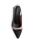 Zapatillas Negro Maquillaje Dama Tacón Bajo Destalonada Cómoda Moda 4930027