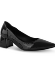 Zapatilla Negro/Negro Dama Casual Moda Elegante Punta Cerrada Fiesta 4930051
