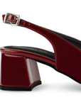 Zapatilla Vino Tacones Mujer Casual Puntal Elegante Dama 4930055
