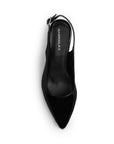 Zapatilla Negro Tacones Mujer Casual Puntal Elegante Dama 4930056