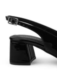 Zapatilla Negro Tacones Mujer Casual Puntal Elegante Dama 4930056
