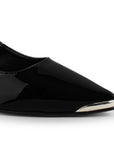 Zapatilla Negro Tacones Mujer Casual Puntal Elegante Dama 4930056