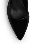 Zapatilla Negro Tacones Mujer Casual Puntal Elegante Dama 4930056