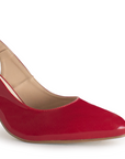 Zapatilla Rojo Mujer Casual Tacon Alto Puntal Destalonado Formal 4920016