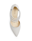 Zapatilla Beige Puntal Elegante Tiras Pedreria Fiesta Moda 3402913