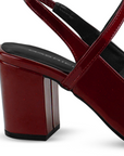 Zapatilla Vino Dama Casual Tacones Para Mujer Elegante Formal 3402919