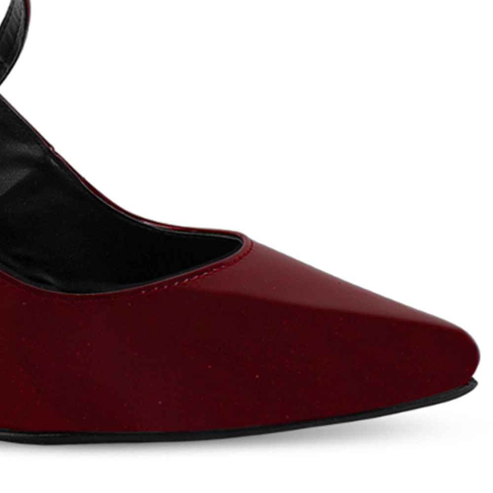 Zapatilla Vino Dama Casual Tacones Para Mujer Elegante Formal 3402919