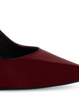 Zapatilla Vino Dama Casual Tacones Para Mujer Elegante Formal 3402919