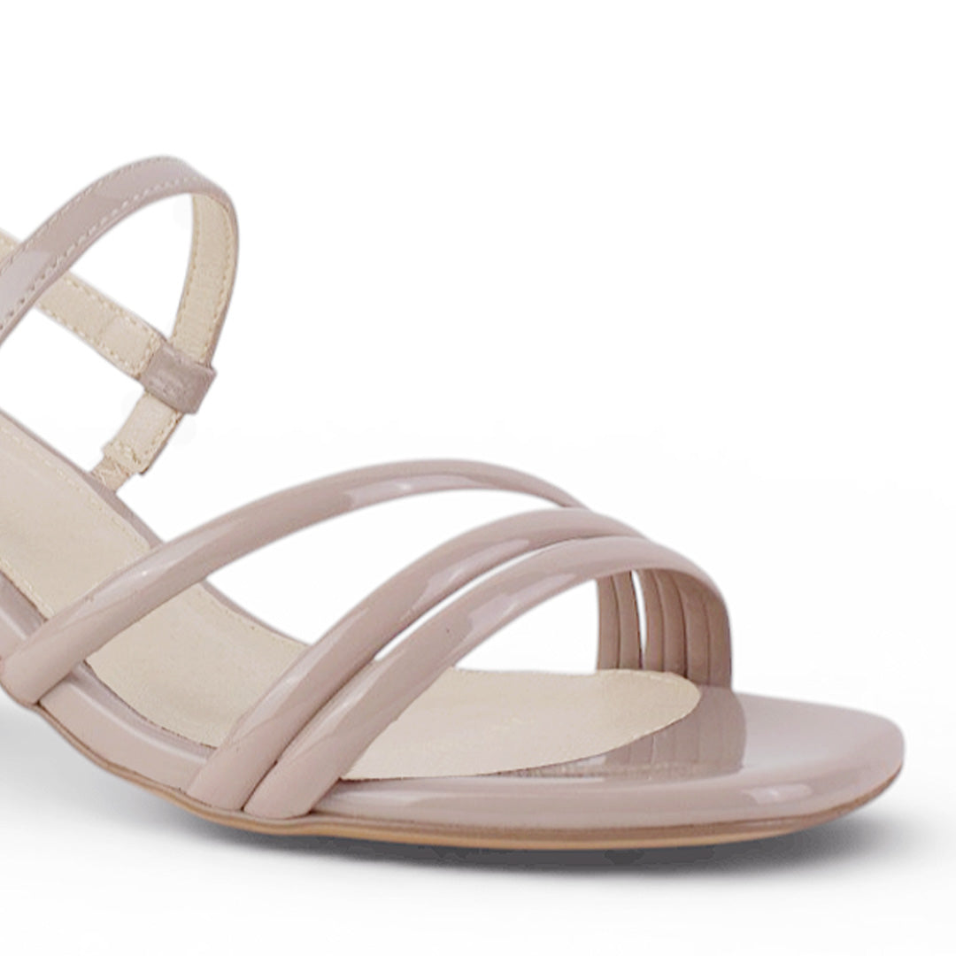 Zapatilla Maquillaje Descubierta Mujer Tiras Cruzadas Pulsera Moda Dama 4940022