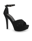Zapatillas Negro Mujer Tiras Cruzadas Elegante Pulsera Moda 2630084