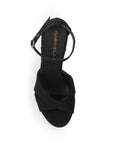 Zapatillas Negro Mujer Tiras Cruzadas Elegante Pulsera Moda 2630084