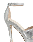 Zapatillas Plata Mujer Tiras Cruzadas Elegante Pulsera Moda 2630087