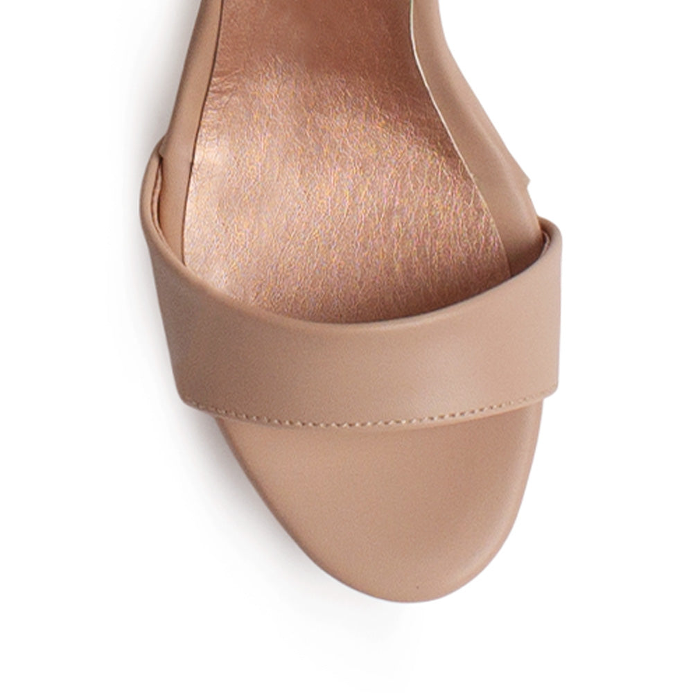 Zapatillas Maquillaje Mujer Tacón Delgado Punta Abierta Casual Moda 2630094