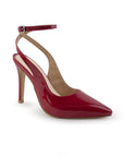 Zapatilla Rojo Formal Mujer Tacon Delgado Puntal Pulsera Moda 4040748