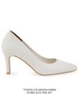 Zapatilla Beige Mujer Tacon Elegante Stiletto Moda Puntal Formal 4040754