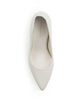 Zapatilla Beige Mujer Tacon Elegante Stiletto Moda Puntal Formal 4040754