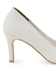 Zapatilla Beige Mujer Tacon Elegante Stiletto Moda Puntal Formal 4040754
