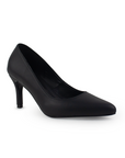 Zapatilla Negro Mujer Tacon Elegante Stiletto Moda Puntal Formal 4040756