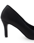 Zapatilla Negro Mujer Tacon Elegante Stiletto Moda Puntal Formal 4040756