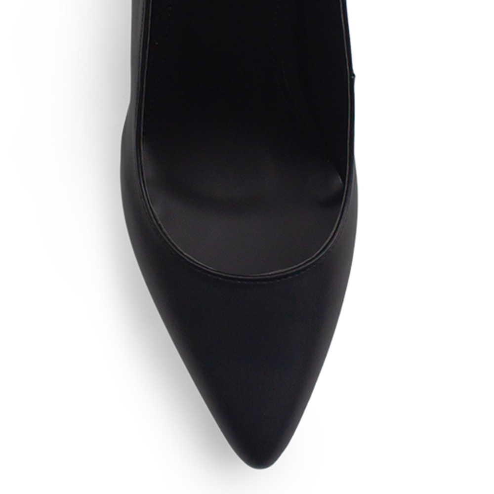 Zapatilla Negro Mujer Tacon Elegante Stiletto Moda Puntal Formal 4040756