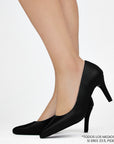 Zapatilla Negro Mujer Tacon Elegante Stiletto Moda Puntal Formal 4040756