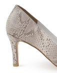 Zapatilla Beige Mujer Tacon Elegante Stiletto Moda Puntal Formal 4040762