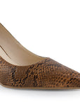 Zapatilla Cafe Mujer Tacon Elegante Stiletto Moda Puntal Formal 4040767