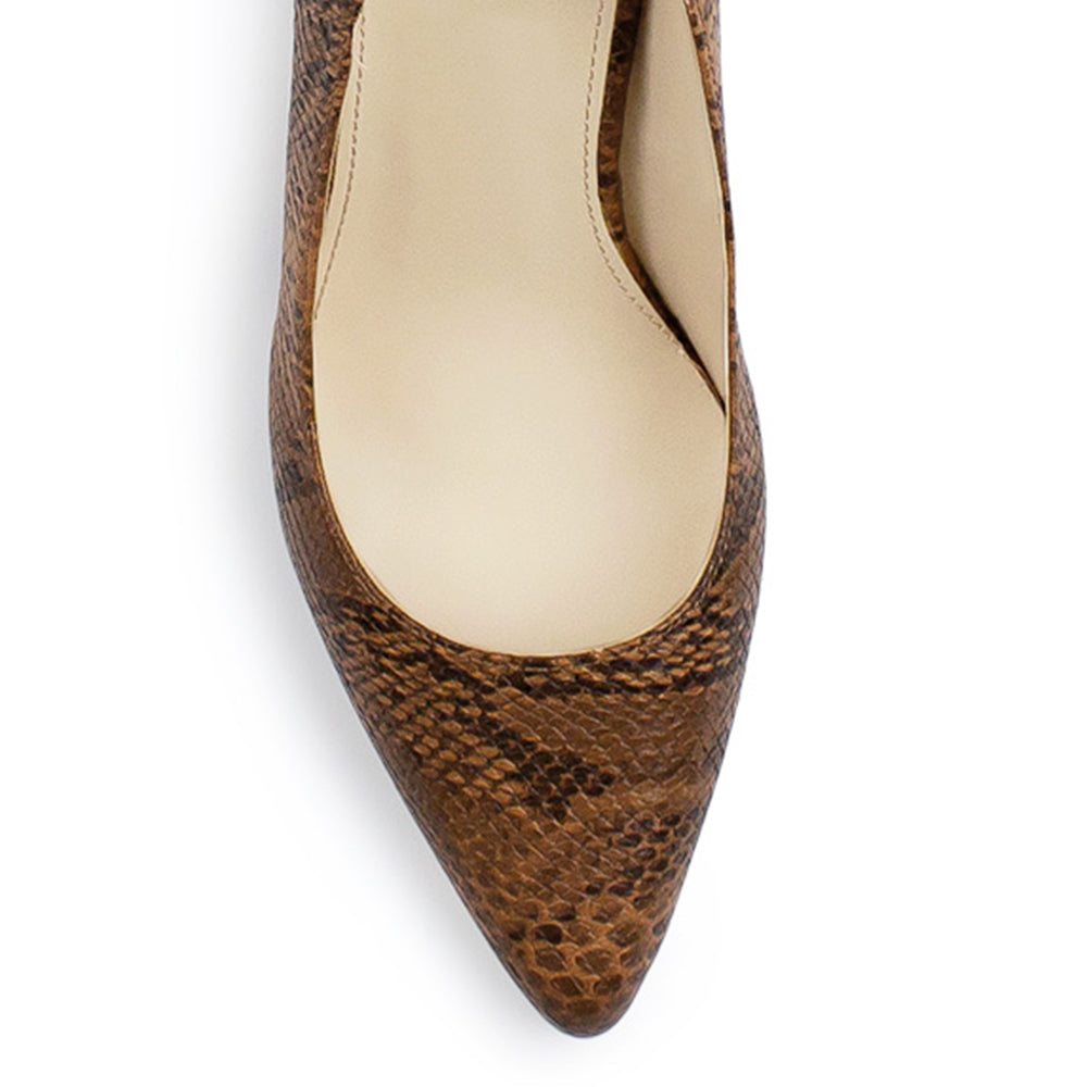 Zapatilla Cafe Mujer Tacon Elegante Stiletto Moda Puntal Formal 4040767