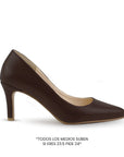 Zapatilla Cafe Mujer Tacon Elegante Stiletto Moda Puntal Formal 4040768