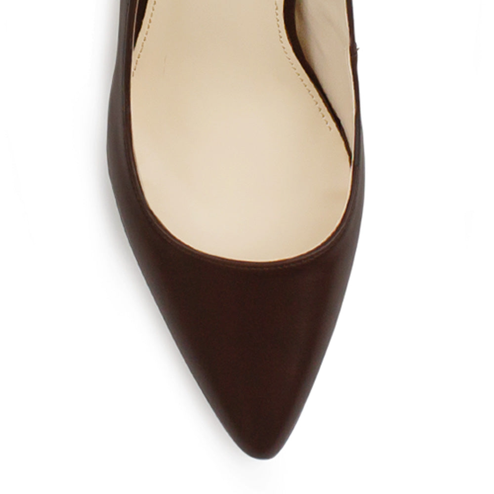 Zapatilla Cafe Mujer Tacon Elegante Stiletto Moda Puntal Formal 4040768